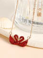 thumb 925 Sterling Silver Red Swan Classic Long Strand Necklace 0