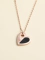 thumb 925 Sterling Silver Acrylic Heart Necklace 5