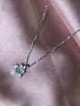thumb 925 Sterling Silver Leaf Classic Long Strand Necklace 0