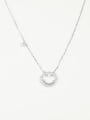 thumb 925 Sterling Silver Smiley Classic Long Strand Necklace 1