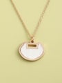 thumb 925 Sterling Silver Shell White Locket Minimalist Long Strand Necklace 1
