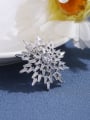 thumb Brass Cubic Zirconia Statmnent Flower accessories 0
