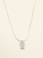 thumb 925 Sterling Silver Minimalist Long Strand Necklace 1
