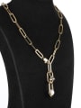 thumb Brass Dainty Long Strand Necklace 0