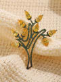 thumb High end temperament Brooch micro inlaid zircon Flower Brooch 0
