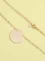 thumb 925 Sterling Silver Round Minimalist Long Strand Necklace 1