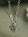 thumb 18K White Gold Heart Trend Long Strand Necklace 0