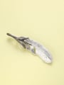 thumb Brass Feather Minimalist Pins & Brooches 1