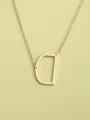 thumb 925 Sterling Silver Letter Minimalist Long Strand Necklace 0