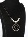 thumb Brass Round Dainty Long Strand Necklace 0
