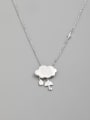 thumb 925 Sterling Silver Cloud Minimalist Necklace 0