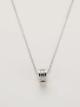 thumb 925 Sterling Silver Round Minimalist Long Strand Necklace 0