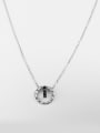 thumb 925 Sterling Silver Round Classic Long Strand Necklace 1