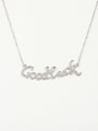 thumb 925 Sterling Silver Initials Necklace 0