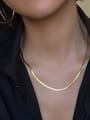 thumb Snake bone chain gold cold wind personality clavicle titanium steel necklace 2