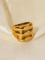 thumb Stainless steel Geometric Trend Band Ring 1