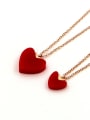 thumb Titanium Heart Dainty Necklace 1