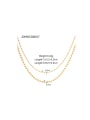 thumb Stainless steel Geometric Trend Multi Strand Necklace 3