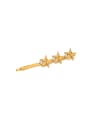 thumb Stainless steel Imitation Pearl Minimalist Sea Star Hair Pin 0