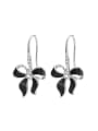 thumb Brass Enamel Bowknot Trend Stud Earring 2