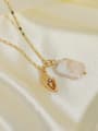 thumb Alloy Freshwater Pearl Geometric Trend Necklace 2