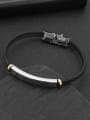 thumb Stainless steel Artificial Leather Geometric Minimalist Bracelet 2
