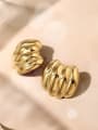 thumb Titanium Steel Geometric Vintage Stud Earring 1