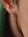 thumb Stainless steel Bead Geometric Hip Hop Drop Earring 2