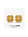 thumb Stainless steel Imitation Pearl Flower Trend Stud Earring 3