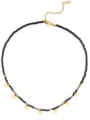 thumb Natural stone beads temperament titanium steel necklace 3
