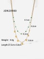 thumb Stainless steel Butterfly Trend Multi Strand Necklace 2