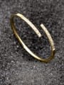 thumb Titanium Cubic Zirconia Dainty Band Ring 0