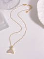 thumb Stainless steel Imitation Pearl Geometric Dainty Necklace 0