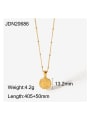 thumb Stainless steel Coin Trend Necklace 4