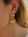 thumb Stainless steel Star Hip Hop Drop Earring 1