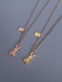 thumb Titanium 316L Stainless Steel Irregular Cute Necklace with e-coated waterproof 3