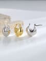 thumb Brass Geometric Trend Stud Earring 2