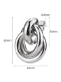 thumb Titanium Steel Geometric Trend Stud Earring 2