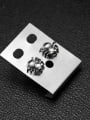 thumb Titanium 316L Stainless Steel Bug Hip Hop spider Stud Earring with e-coated waterproof 1