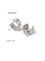 thumb Stainless steel Geometric Hip Hop Stud Earring 3