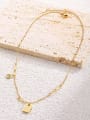 thumb Stainless steel Geometric Vintage  Hollow Chain Necklace 1