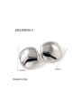 thumb Stainless steel Geometric Trend Stud Earring 3