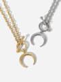 thumb Stainless steel Moon Vintage Necklace 3