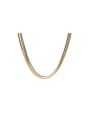 thumb Stainless steel Geometric Trend Link Necklace 0