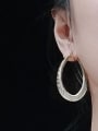 thumb Titanium 316L Stainless Steel Round Vintage Hoop Earring with e-coated waterproof 2
