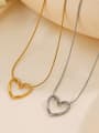 thumb Stainless steel Heart Minimalist Necklace 3
