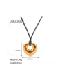 thumb Stainless steel Heart Trend Necklace 3
