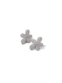 thumb Titanium Steel Cubic Zirconia Butterfly Trend Stud Earring 0