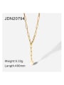 thumb Stainless steel Freshwater Pearl Tassel Trend Lariat Necklace 4