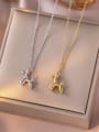 thumb Titanium Steel Balloon  Dog Minimalist Necklace 0